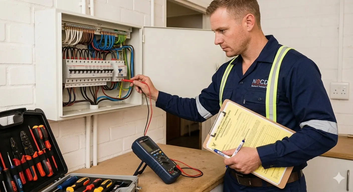 Official Electrical COC Document Example