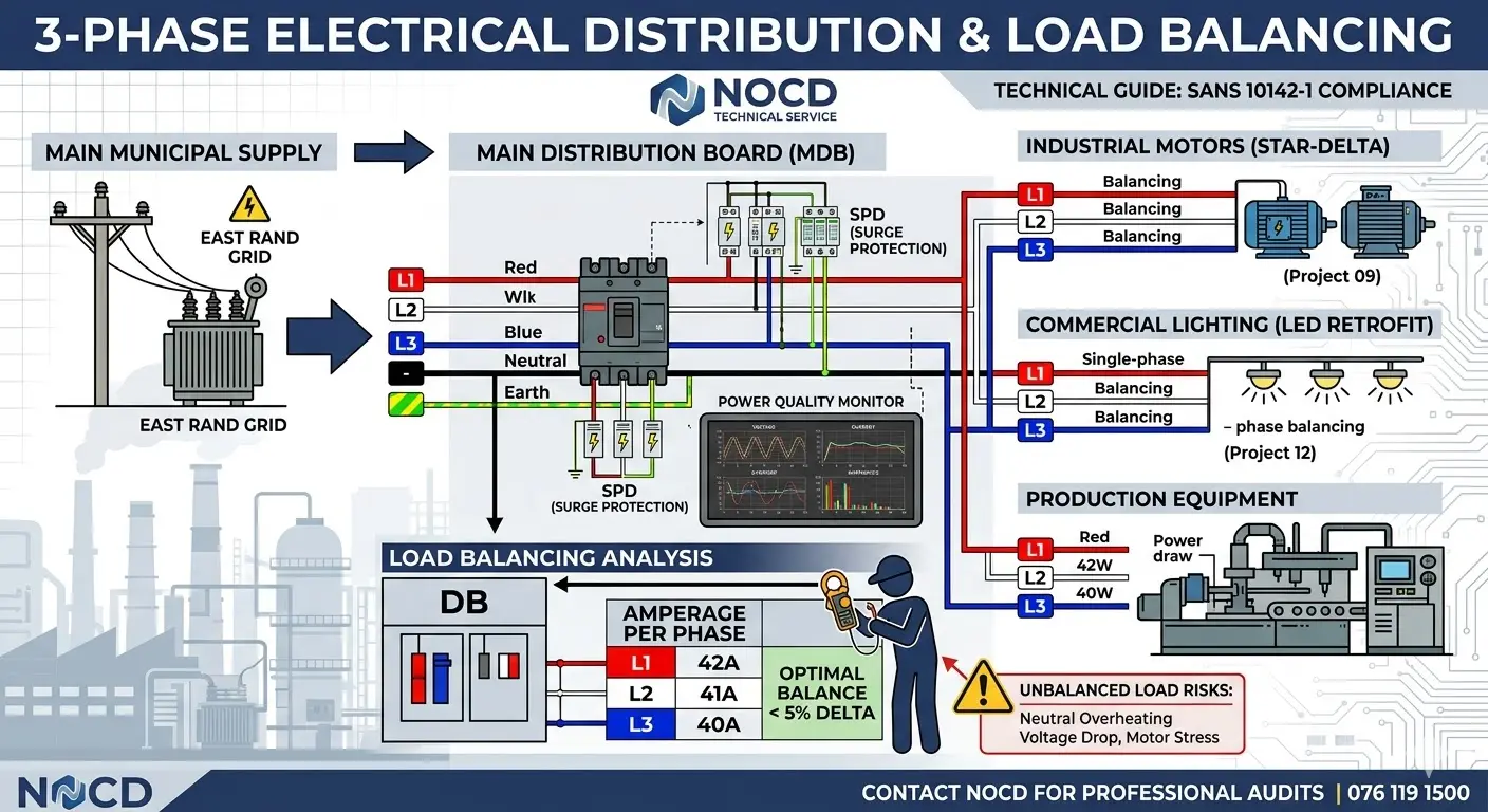3-Phase Distribution Diagram