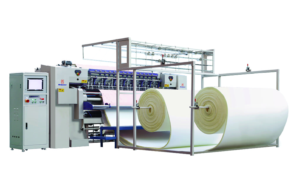 Restored industrial sewing machine